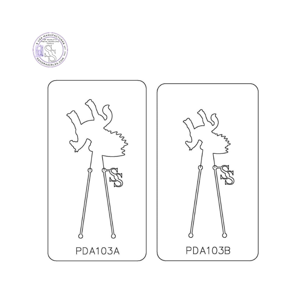 PANCAKE DIE PDA103 HORSE/WINGS